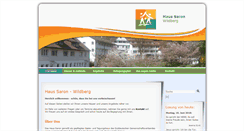 Desktop Screenshot of haus-saron.de